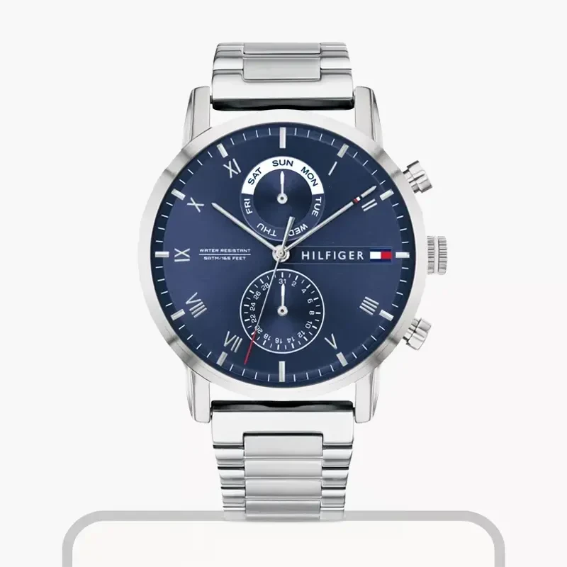 Tommy Hilfiger Kane Blue Dial Men's Watch- 1710401